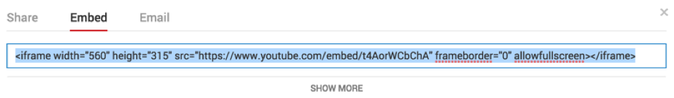 embed